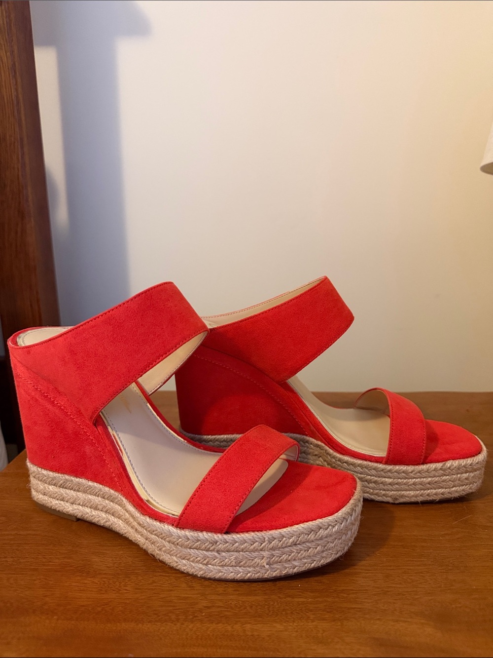 Jessica Simpson Suede Espadrille Wedge Sandals